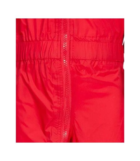 Combinaison de pluie button bébé rouge Trespass