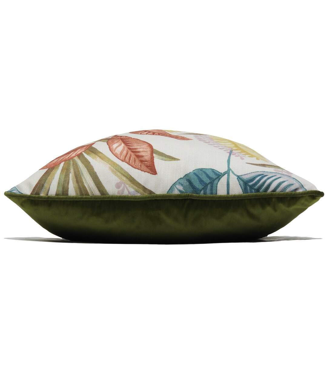 Sumba leaf cushion cover 50cm x 50cm coral Prestigious Textiles