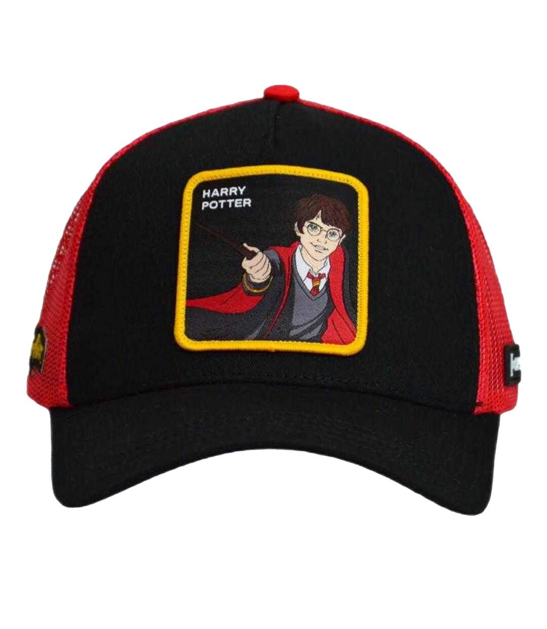 Casquette Trucker Motif/style Harry Potter Homme Noir Rouge Capslab-3