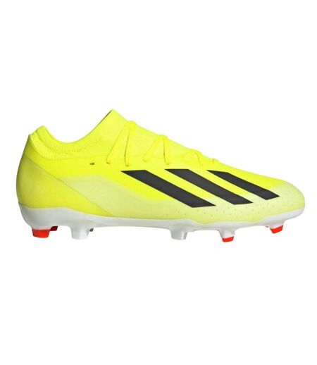 Mens X Crazyfast League Firm Ground Football Boots Yellow Adidas