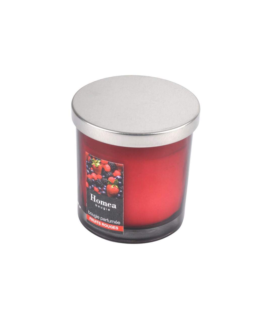 Bougie Parfumée Couvercle Essentiel 8cm Fruits Rouges-2