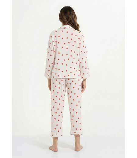 Pyjama 2 pièces gaze de coton et c¿urs