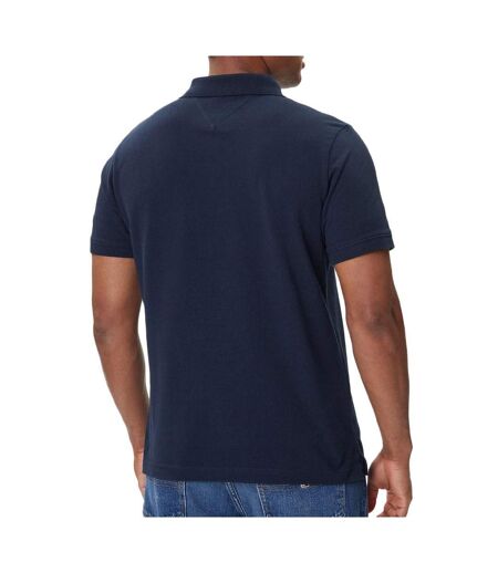 Polo marine homme tommy hilfiger reg linear - l
