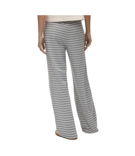 Pantalon gris à rayures femme vero moda malma - l