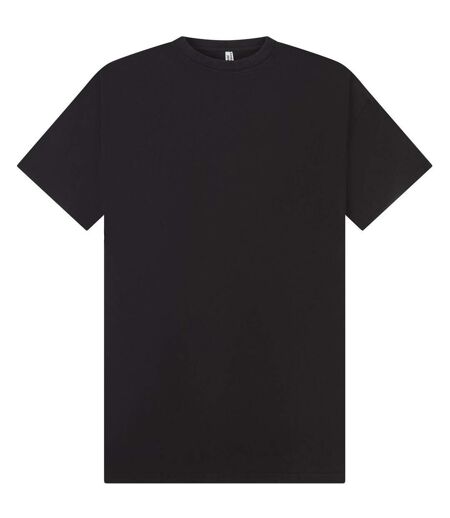 Unisex adult acid wash combed ringspun cotton tall oversized t-shirt acid black Casual Classics