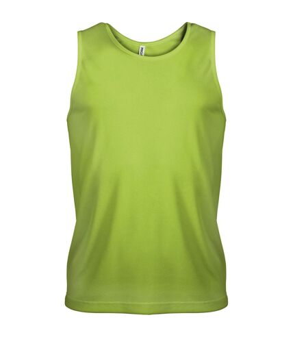 Kariban Proact Mens Sleeveless Sports Training Vest (Lime) - UTRW2719