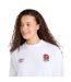 Umbro Womens/Ladies Dynasty England Rugby Sweatshirt (White) - UTUO1712