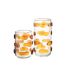 Vase Design en Verre Pebbles 23cm Ambre-2