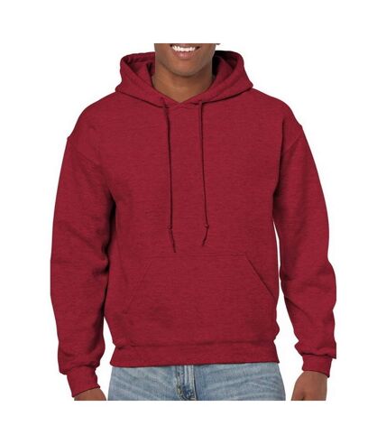 Gildan Heavy Blend Adult Unisex Hooded Sweatshirt/Hoodie (Antique Cherry Red) - UTBC468