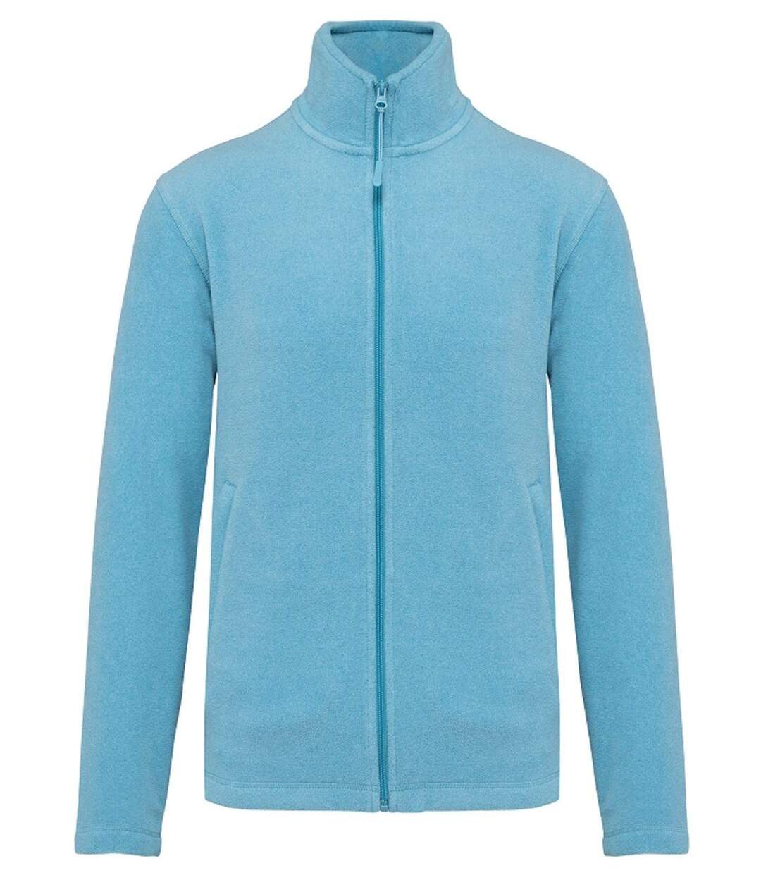 Veste micropolaire zippée - Homme - K911 - bleu cloudy heather