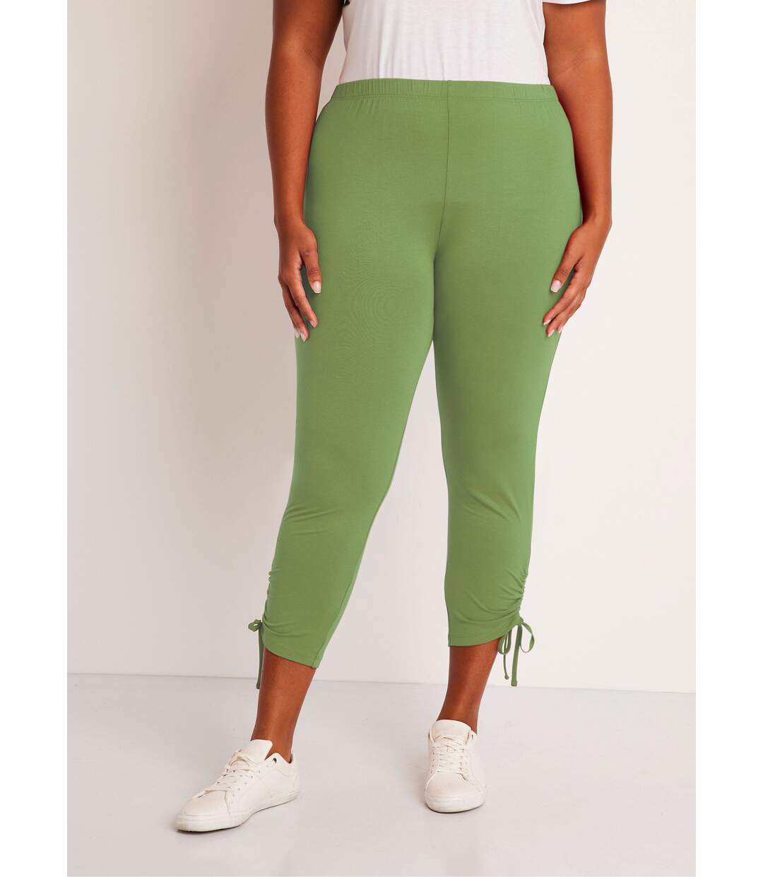 Legging court ceinture élastiqué-1
