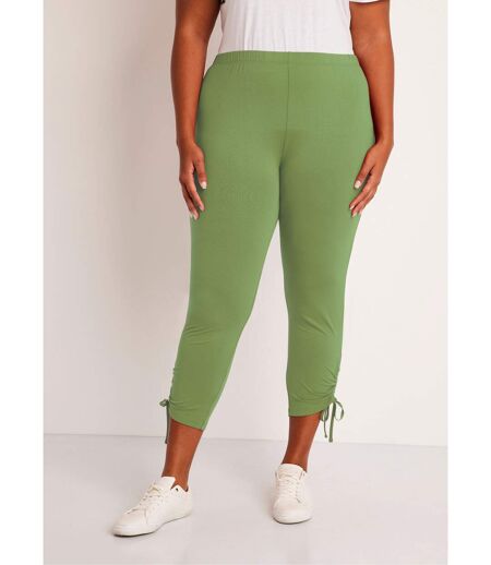 Legging court ceinture élastiqué