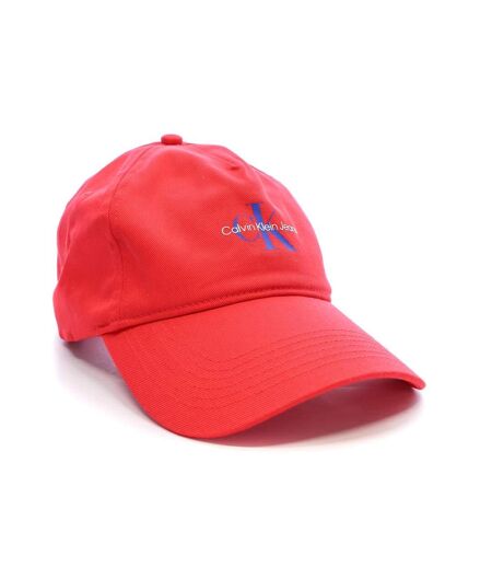 Casquette rouge homme calvin klein jeans monologo printed - taille unique
