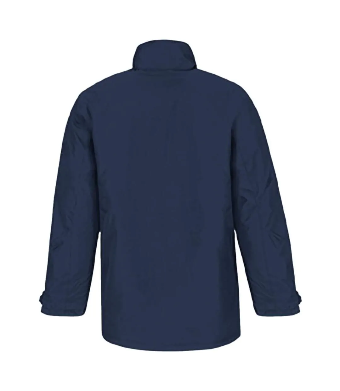 B&c Mens Real+ Premium Windproof Thermo-isolated Jacket Revêtement Pu Imperméable Bleu Marine B And C-2