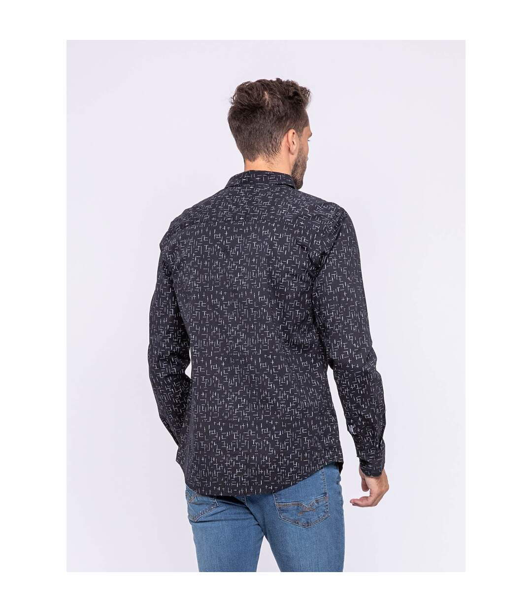 Chemise manches longues motifs TYSON-2