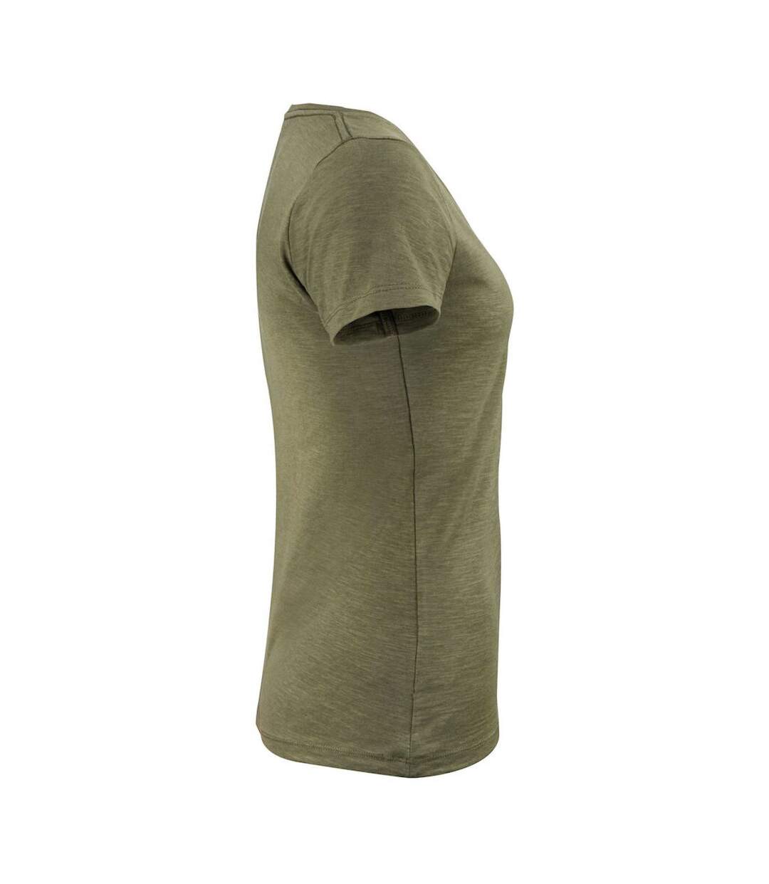 T-shirt Whailford Femme Vert Kaki Foncé James Harvest-4