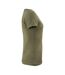 T-shirt Whailford Femme Vert Kaki Foncé James Harvest-4