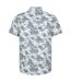 Mens tropical printed short-sleeved shirt off white Mountain Warehouse-2