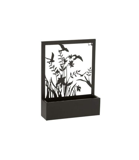 Jardinière Murale en Métal Plantes 41cm Noir