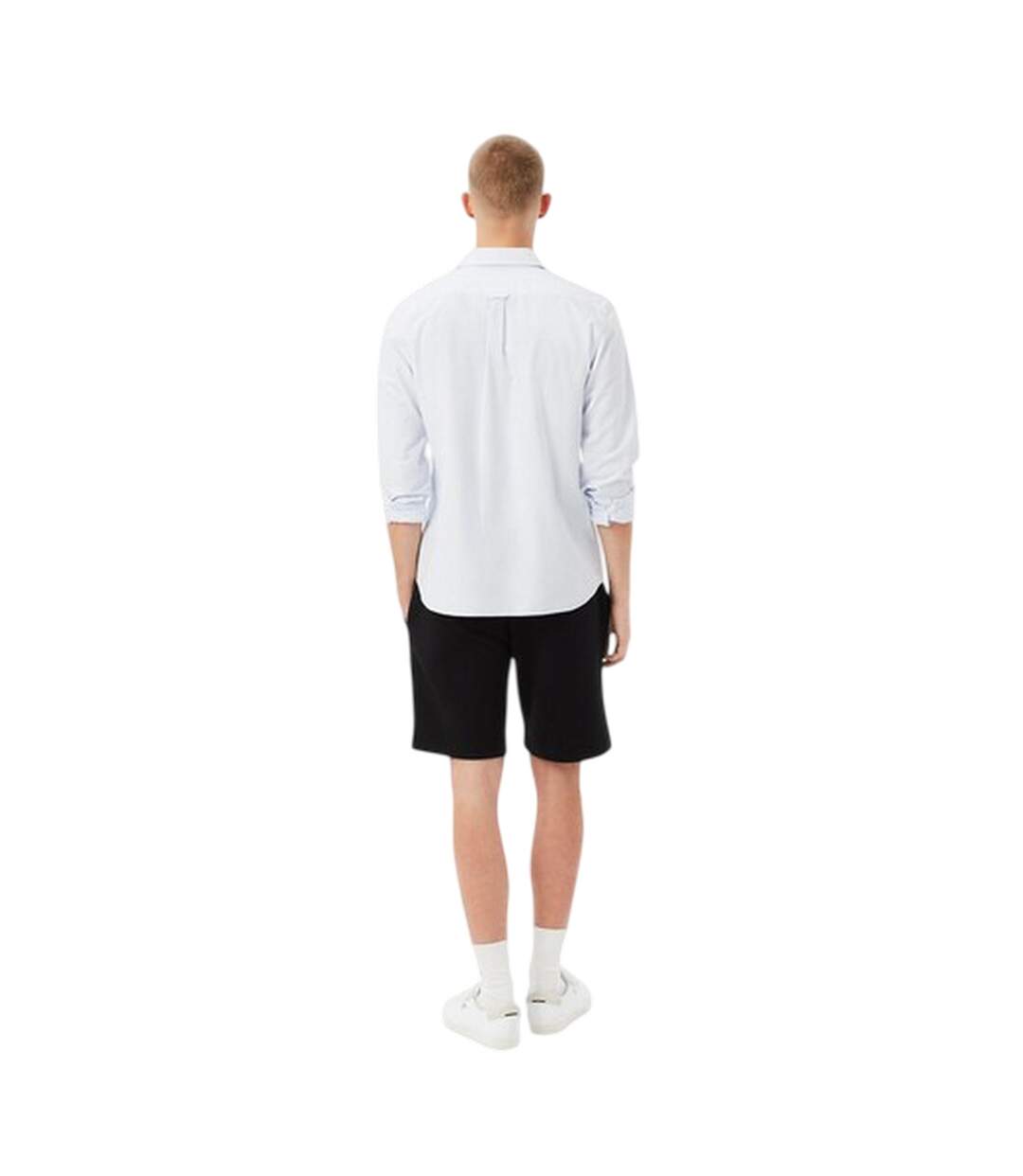 Mens Fleece Shorts Black Lacoste-2