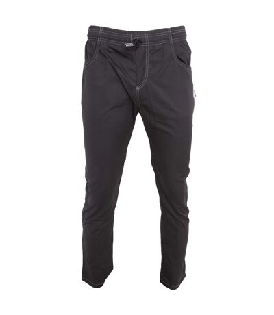 Pantalon de cuisinier anti-froissement unisexe noir Le Chef