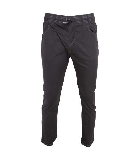 Pantalon de cuisinier anti-froissement unisexe noir Le Chef