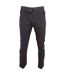 Pantalon de cuisinier anti-froissement unisexe noir Le Chef-1