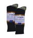 Multipack Mens Diabetic Work Socks | Non Elastic Breathable Diabetic Socks-2