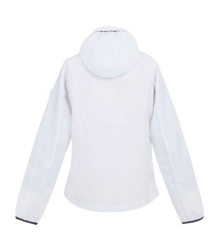 Veste Softshell Bourda Femme Blanc Gris Phoque Regatta