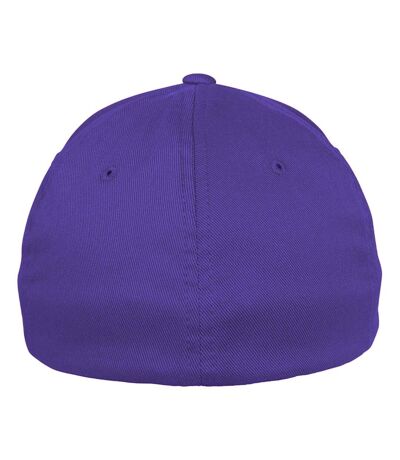 Casquette peignée wooly unisexe bleu marine Flexfit