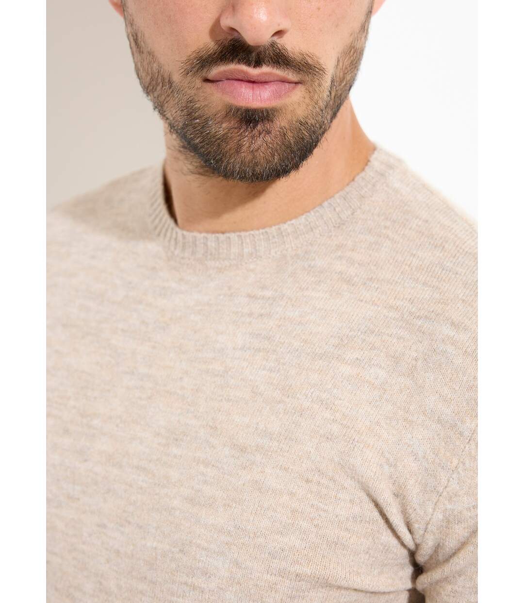 Pull col rond fine jauge, coupe ajustée-4