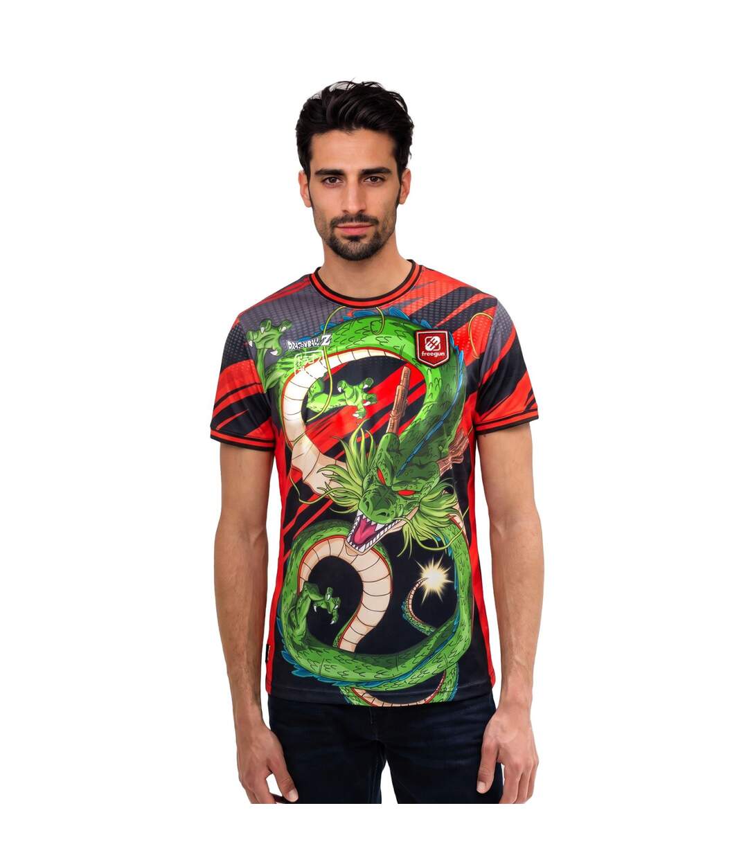 T-shirt homme Dragon Ball Z Shenron Freegun-1