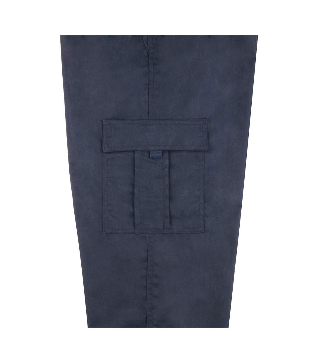 Mens Multi Pocket Cargo Trousers Navy Krisp-4