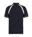 Kustom Kit Oak Hill Mens Short Sleeve Polo Shirt (Navy/White)
