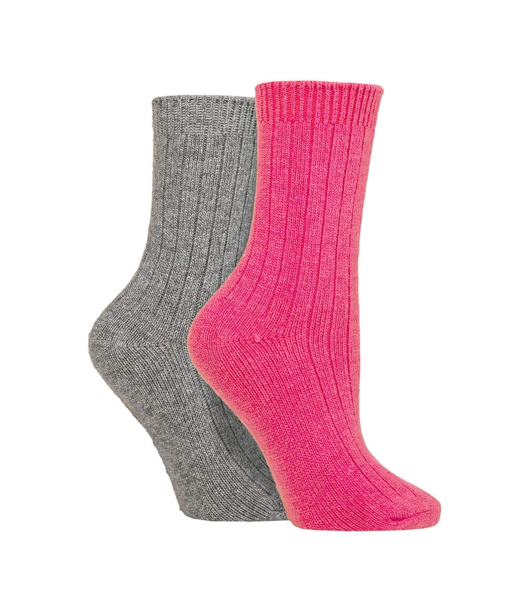 2 Pack Ladies Cashmere Wool Bed Socks for Sleep-1