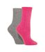 2 Pack Ladies Cashmere Wool Bed Socks for Sleep-1