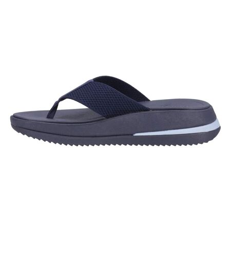 Womens/ladies surff two tone flip flops midnight navy FitFlop