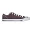 Womens/ladies Canvas Flat Trainers Charcoal SoulCal-1