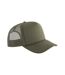 Casquette Trucker Unie Classic Kaki Beechfield-1
