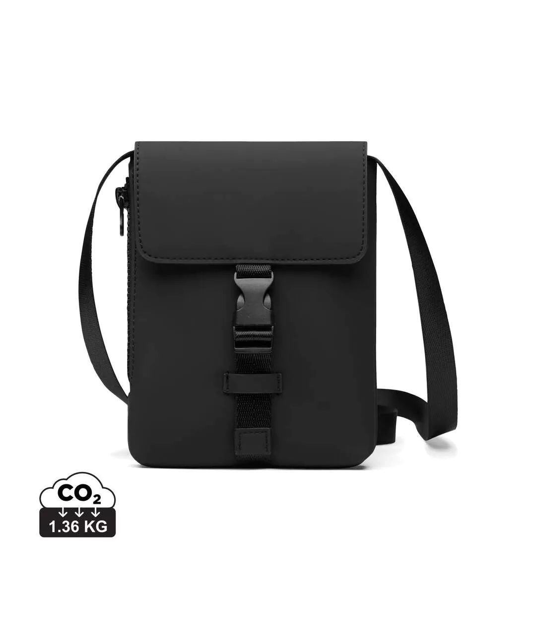 Baltimore Recycled Sling Backpack One Size Black Vinga-1