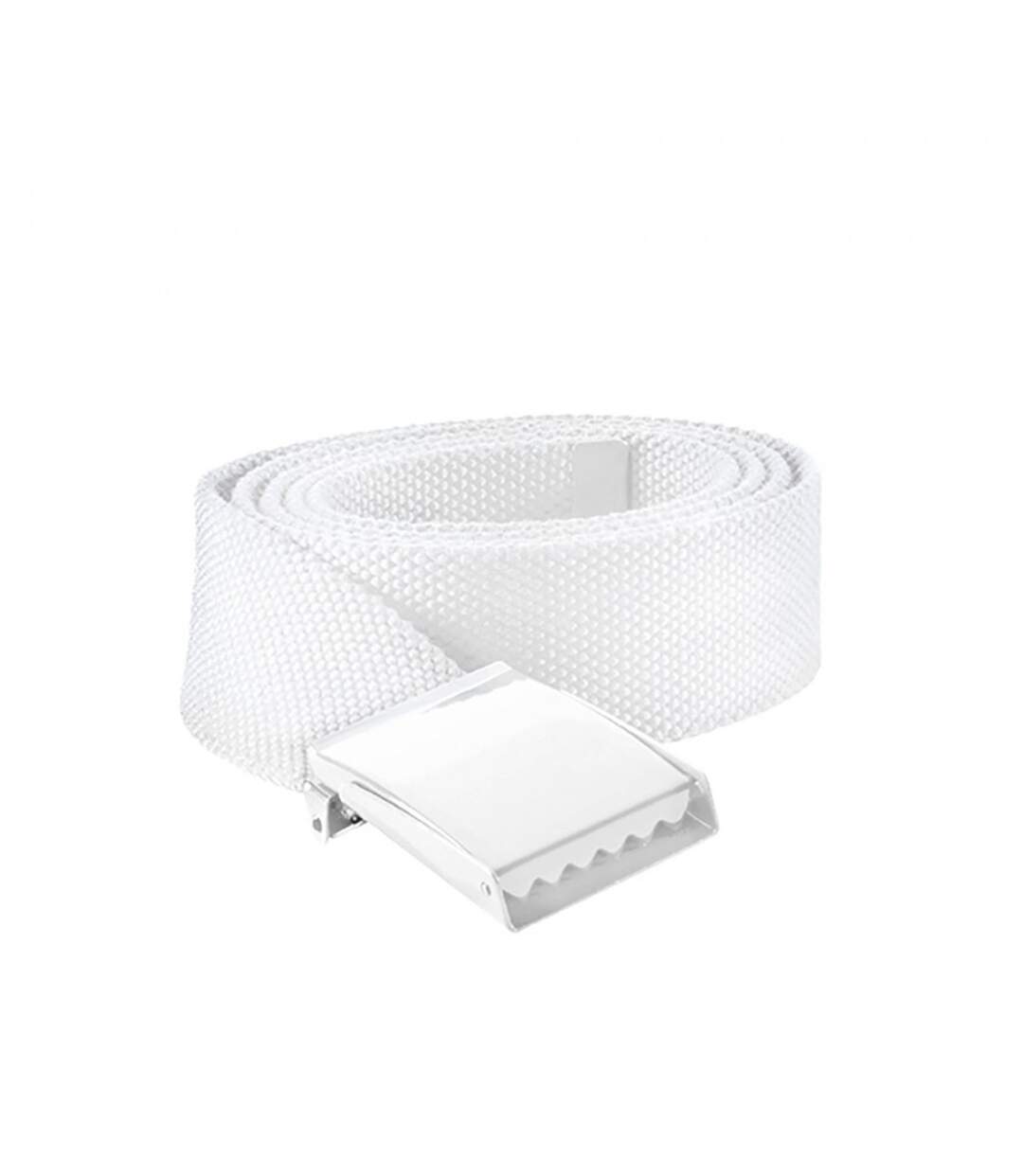 Ceinture polyester taille réglable - KP802 - blanc-1