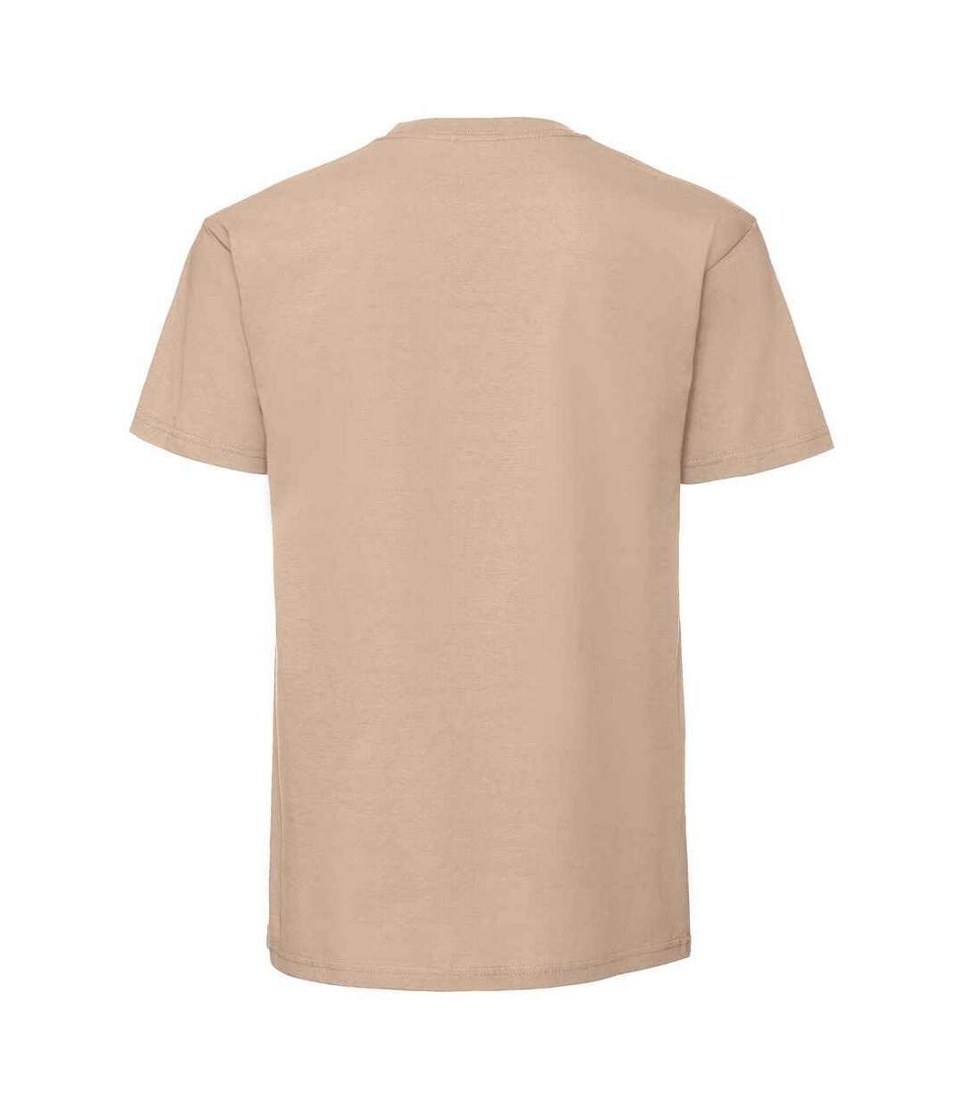 T-shirt ringspun premium homme beige Fruit of the Loom-2