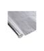 Nappe Plastique Effet Peau de Crocodile 1,20x5m Argent