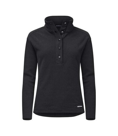 Womens/ladies hunts point fleece jacket black Cutter & Buck