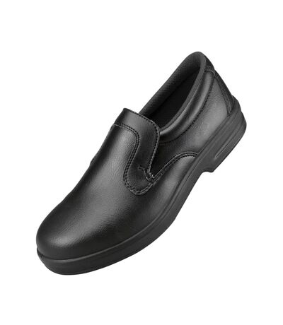 Dennys Slip-On Safety Shoes (Black) - UTBC3177