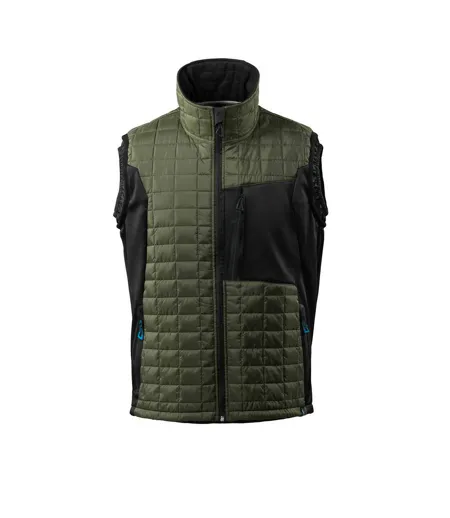Mens Advanced Cli Thermal Gilet Moss Green Black Mascot