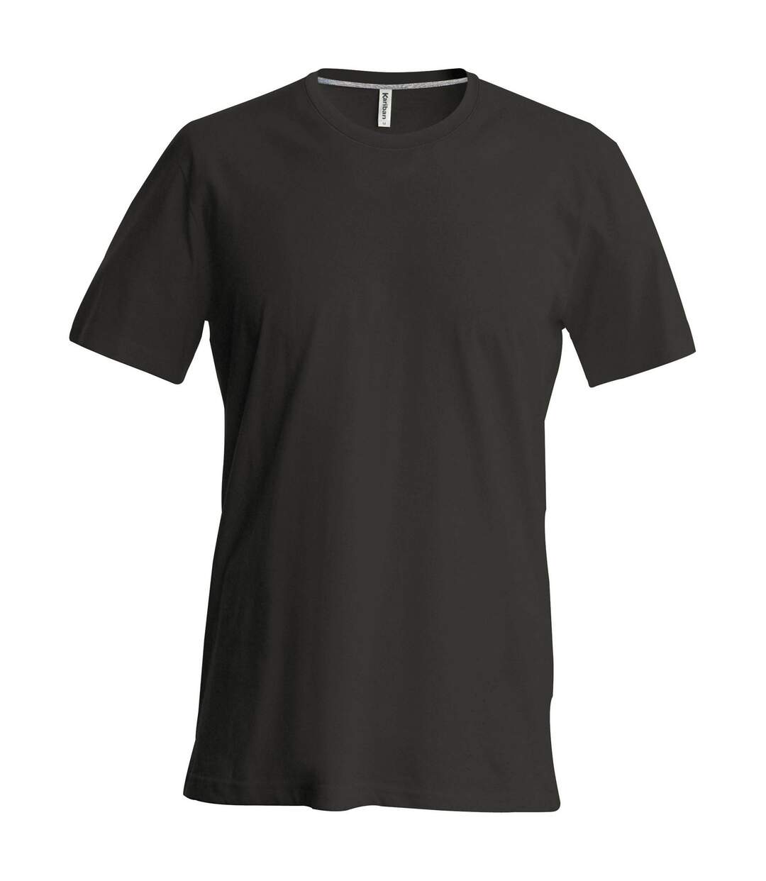 T-shirt à manches courtes coupe cintrée  pour homme noir Kariban