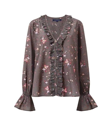 Blouse Manches Longues Carina Femme Kaki French Connection