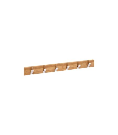 Patère Murale Bambou 6 Têtes 59cm Beige