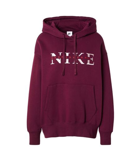 Womens/ladies Phoenix Fleece Pullover Hoodie Bordeaux Nike